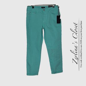 NYDJ Slimming Fit Lift and Tuck Technology High Waist Cuff Ankle 6